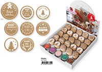 Stempels en stempelkussen Woodies Christmas-3