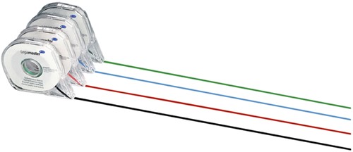 Planbord verdeeltape Legamaster 2,5mmx16m rood-2