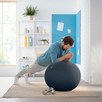 Actieve zitbal Leitz Ergo Cosy 65cm donkergrijs-6