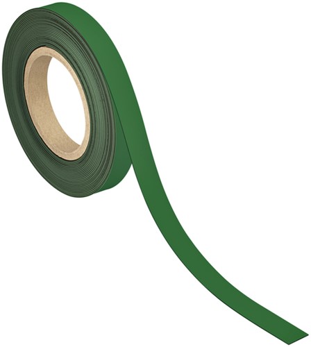 Magneetband MAUL beschrijf- wisbaar 10mx20mmx1mm groen