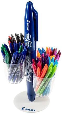 Rollerpen PILOT friXion medium assorti display à 96 stuks