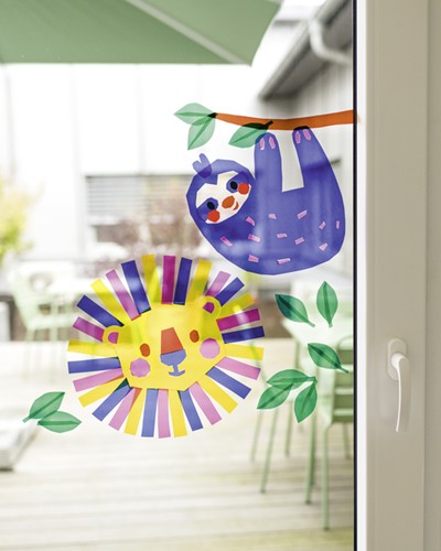 Raamfolie Folia 23x33cm 10 vel 10 kleuren-3