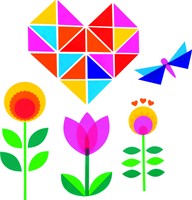 Raamfolie Folia 23x33cm 10 vel 10 kleuren-1