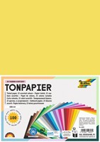 Knutselpapier Folia A4 100vel 25 kleuren