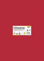 Fotokarton Folia 300gr 50x70cm 10vel 20 vuurrood