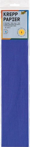 Crêpepapier Folia 250x50cm nr128 briljantblauw