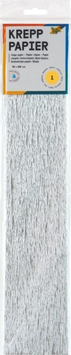 Crêpepapier Folia 250x50cm nr9126 zilver