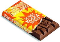 Chocolade Tony's Chocolonely gefeliciteerd melk cocolate chipcookie reep 180gr