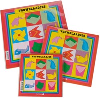 Vouwblaadjes vierkant 12x12cm 65gram assorti 90 vel-2