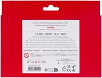 Viltstift Bruynzeel Kids Big Point set à 12 kleuren-2