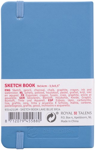 Schetsboek Talens Art Creation 80  vel 140gr 90x140mm lichtblauw-2