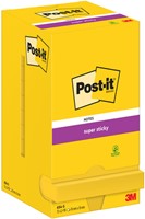 Memoblok Post-it 654 Super Sticky 76x76mm ultrageel 12 stuks-1
