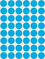 Etiket Avery Zeckform 3375 rond 18mm blauw 1056stuks-2