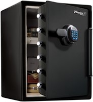 Kluis MasterLock brandvrij en waterdicht electronisch combi-slot XXL zwart ZA62
