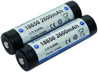 Accu 18650-26H PCB beschermd 2600mAh 3,7V