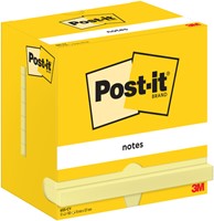 Memoblok Post-it 655 76x127mm geel 12 stuks-3