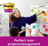 Memoblok Post-it Super Sticky Notes 76x76mm colour 8+4 gratis-3