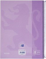 Notitieboek Oxford Touch Europeanbook A4+ 4gaats lijn 160pag paars-1