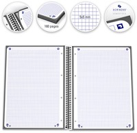 Notitieboek Oxford Classic Europeanbook A4+ 4-gaats lijn 160pag zwart-3