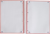 Notitieboek Oxford Touch Europeanbook A4+ 4-gaats lijn 160 pagina's pastel roze-1