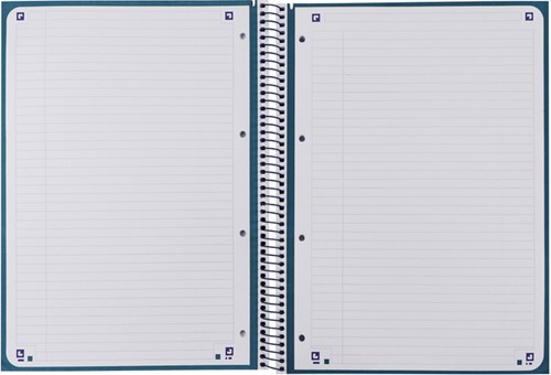 Notitieboek Oxford Classic Europeanbook A4+ 4-gaats lijn 80vel donkerblauw-2