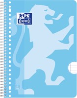 Collegeblok Oxford School A4+ lijn 23-gaats 160pag  80gr pastel assorti 3 stuks-2