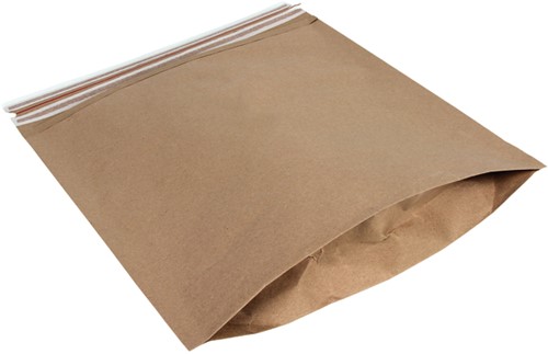 Sendbag verzendverpakking IEZZY 38/42 x 44 + 9,5cm bruin 200 stuks-2