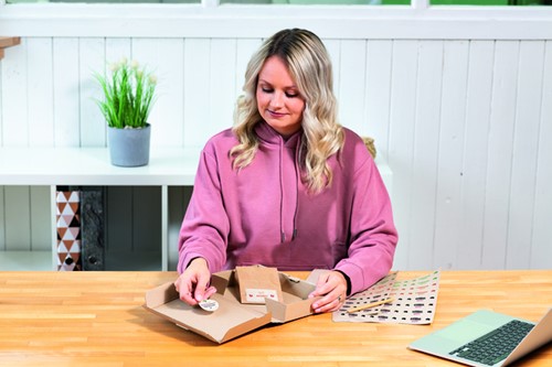 Etiket HERMA 10756 105x148mm silphie bruin 80 stuks-3