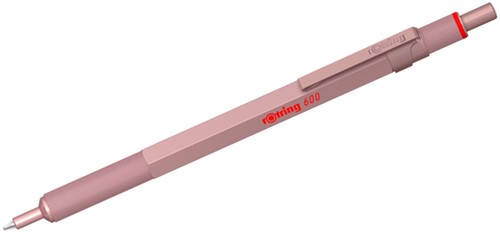 Balpen rOtring 600 medium rosé goud-2