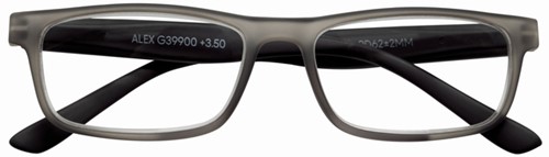 Leesbril I Need You +2.50 dpt Alex antraciet-zwart
