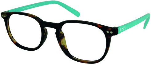Leesbril I Need You +1.00 dpt Junior Selection bruin-turquoise-3