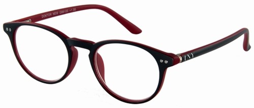 Leesbril I Need You +2.50 dpt Dokter New grijs-rood-3