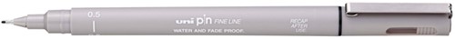 Fineliner Uni-ball Pin 0.5mm lichtgrijs