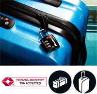 Hangslot Masterlock 3-cijfer combinatie TSA zwart 30mm-2