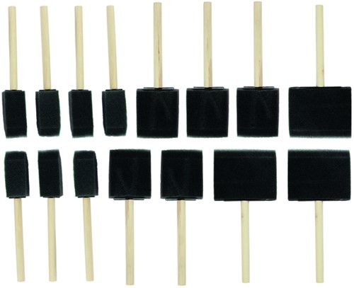 Foambrush Conda 15-delig assorti