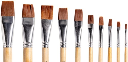 Kwast Qrea synthetisch haar nr 10 breedte 9,4mm-3