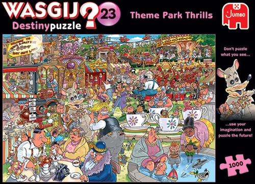 Puzzel Wasgij Destiny 23 Spektakel In Pretpark! 1000 stukjes-3