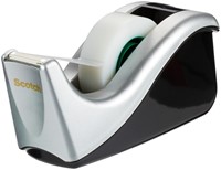 Plakband Scotch Magic 819 19mmx33m mat + plakbandhouder zilver 16 rollen-2