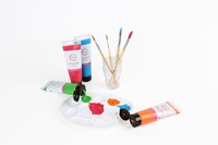 Penseel Qrea synthetisch haar nr 6 breedte 3,9mm-2