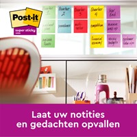 Memoblok 3M Post-it 655 76mmx127mm Super Sticky Oasis 5 stuks-2
