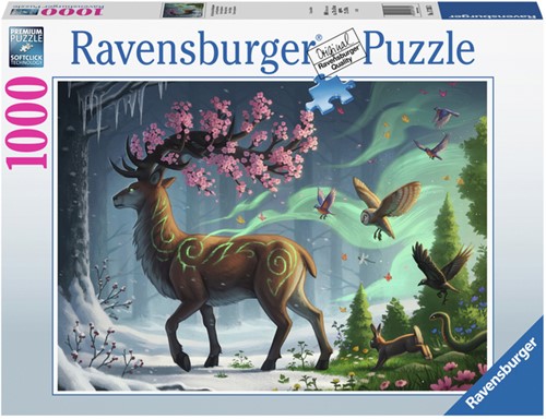 Puzzel Ravensburger Hert van de lente 1000 stukjes