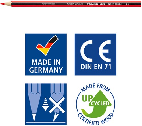 Kleurpotloden Staedtler Noris 12kl-3 slijpers gratis classpack 144st-2