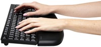 Polssteun Kensington ErgoSoft voor standaard toetsenbord zwart-1