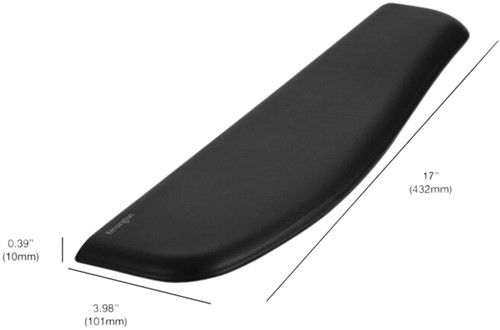 Polssteun Kensington ErgoSoft voor slank toetsenbord zwart-2