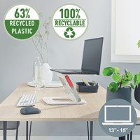 Laptopstandaard Leitz Ergo verstelbare multihoek wit-1