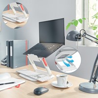 Laptopstandaard Leitz Ergo verstelbare multihoek wit-3