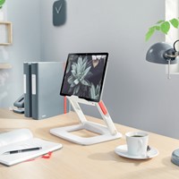 Laptopstandaard Leitz Ergo verstelbare multihoek wit-4