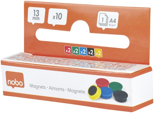 Magneet Nobo 13mm assorti 10 stuks-3