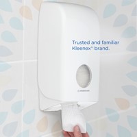 Toiletpapier Kleenex gevouwen 2-laags 110x186mm wit 8408-3