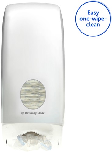 Toiletpapierdispenser Kimberly Clark Aquarius gevouwen wit 6946-3